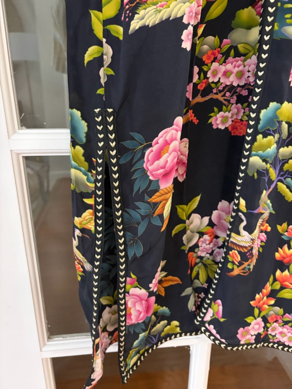 Johnny Was CALI KIMONO 100% Silk - Size S - Picture 8 of 10